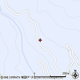 高知県香美市香北町有瀬854周辺の地図