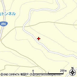 愛媛県上浮穴郡久万高原町東川1190周辺の地図