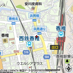 東進衛星予備校　ＪＲ香椎駅前広場校周辺の地図