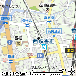 西鉄ストア香椎店周辺の地図