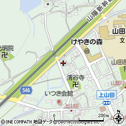 福岡県糟屋郡久山町山田607周辺の地図