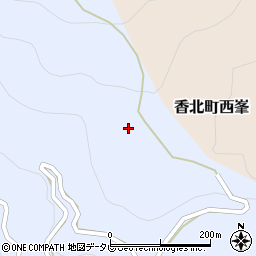 高知県香美市香北町有瀬695周辺の地図