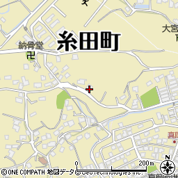福岡県田川郡糸田町1417周辺の地図