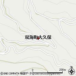 愛媛県伊予市双海町大久保周辺の地図