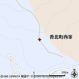高知県香美市香北町有瀬313周辺の地図