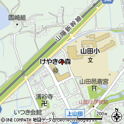 福岡県糟屋郡久山町山田498周辺の地図