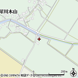 福岡県京都郡みやこ町犀川木山215-4周辺の地図
