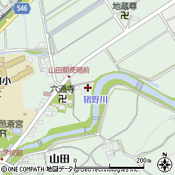 福岡県糟屋郡久山町山田190周辺の地図