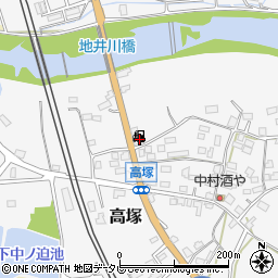 福岡京築農業協同組合　椎田給油所周辺の地図