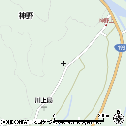 徳島県海陽町（海部郡）神野（高尾）周辺の地図