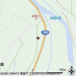 徳島県海部郡海陽町神野前川原周辺の地図
