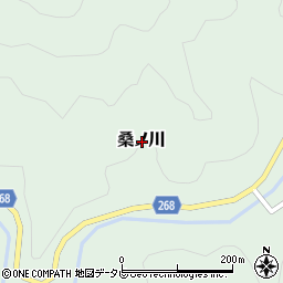 高知県南国市桑ノ川周辺の地図