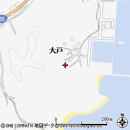 牟岐磯釣りセンター周辺の地図