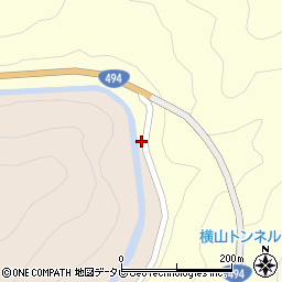 愛媛県上浮穴郡久万高原町東川1351-1周辺の地図