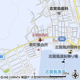志賀島郵便局周辺の地図