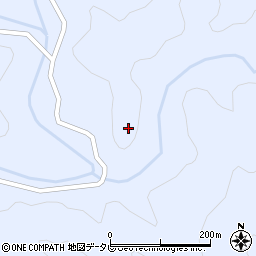 徳島県海陽町（海部郡）浅川（中谷）周辺の地図