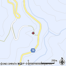 高知県高知市土佐山高川1961周辺の地図