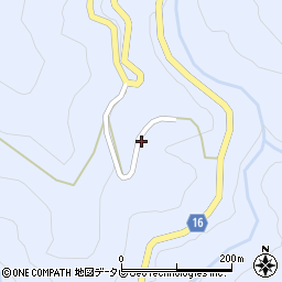高知県高知市土佐山高川528周辺の地図