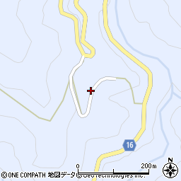 高知県高知市土佐山高川520周辺の地図