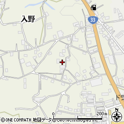 愛媛県上浮穴郡久万高原町入野128-1周辺の地図