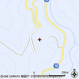 高知県高知市土佐山高川524周辺の地図