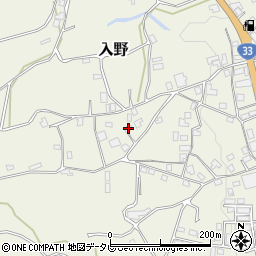 愛媛県上浮穴郡久万高原町入野149周辺の地図