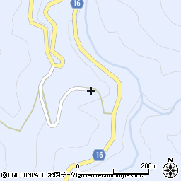 高知県高知市土佐山高川1951周辺の地図