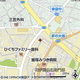 福岡県飯塚市幸袋101周辺の地図