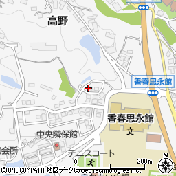 福岡県田川郡香春町高野周辺の地図