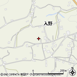 愛媛県上浮穴郡久万高原町入野235周辺の地図