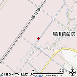 福岡県京都郡みやこ町犀川続命院周辺の地図