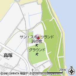 築上町椎田Ｂ＆Ｇ海洋センター周辺の地図