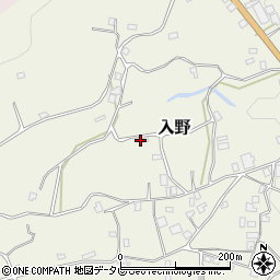 愛媛県上浮穴郡久万高原町入野251周辺の地図