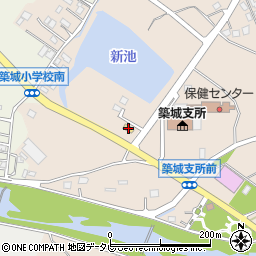 セブンイレブン福岡築城店周辺の地図