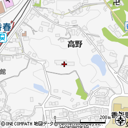 福岡県田川郡香春町高野1144周辺の地図