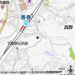 福岡県田川郡香春町高野1171周辺の地図