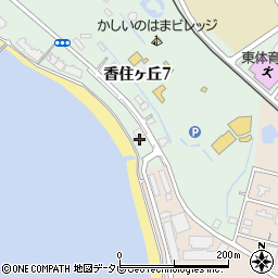 福岡県福岡市東区香住ヶ丘7丁目5周辺の地図