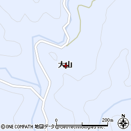 徳島県海部郡海陽町浅川大山周辺の地図