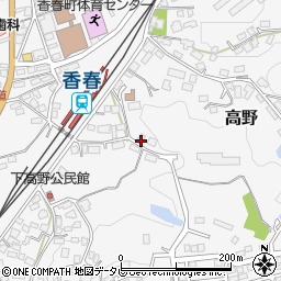 福岡県田川郡香春町高野1168-4周辺の地図
