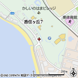 福岡県福岡市東区香住ヶ丘7丁目8周辺の地図