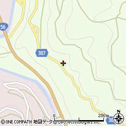 愛媛県伊予市中山町佐礼谷1号周辺の地図