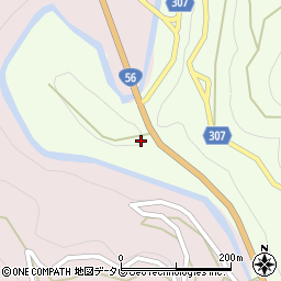 愛媛県伊予市中山町佐礼谷35-2周辺の地図