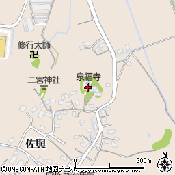 泉福寺周辺の地図