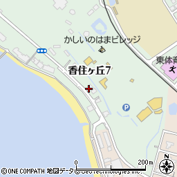 福岡県福岡市東区香住ヶ丘7丁目7周辺の地図