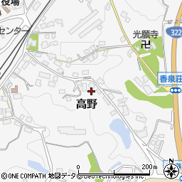 福岡県田川郡香春町高野957-1周辺の地図