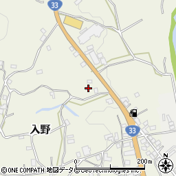 愛媛県上浮穴郡久万高原町入野833周辺の地図