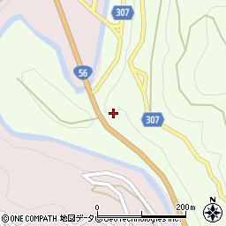 愛媛県伊予市中山町佐礼谷32周辺の地図