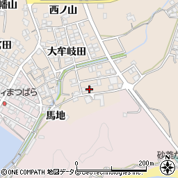 徳島県海部郡牟岐町灘大牟岐田6周辺の地図