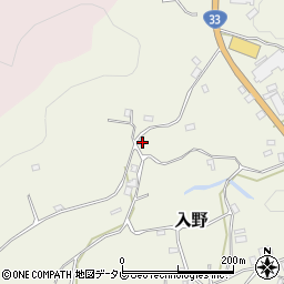 愛媛県上浮穴郡久万高原町入野797周辺の地図