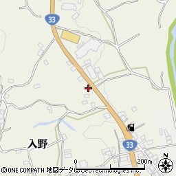 愛媛県上浮穴郡久万高原町入野1209周辺の地図